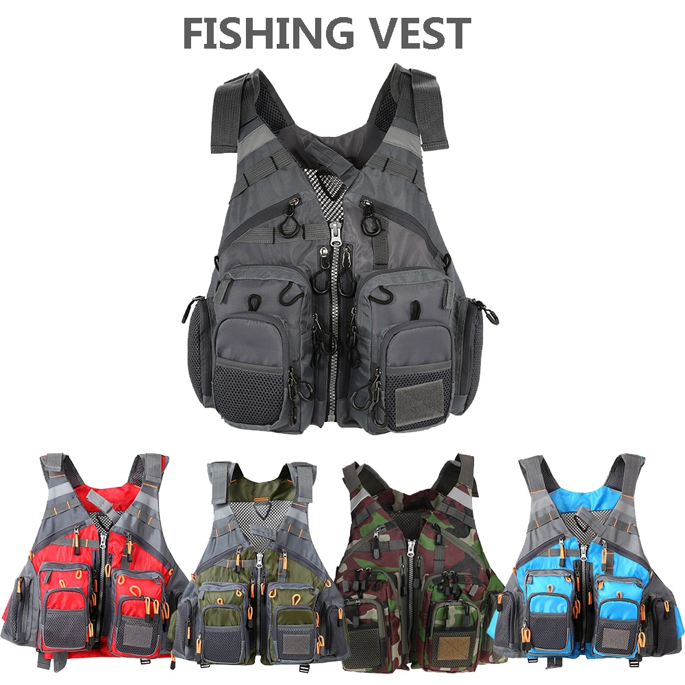 Bassdash Fishing Vest Adjustable Outdoor Sports Fly Swimming